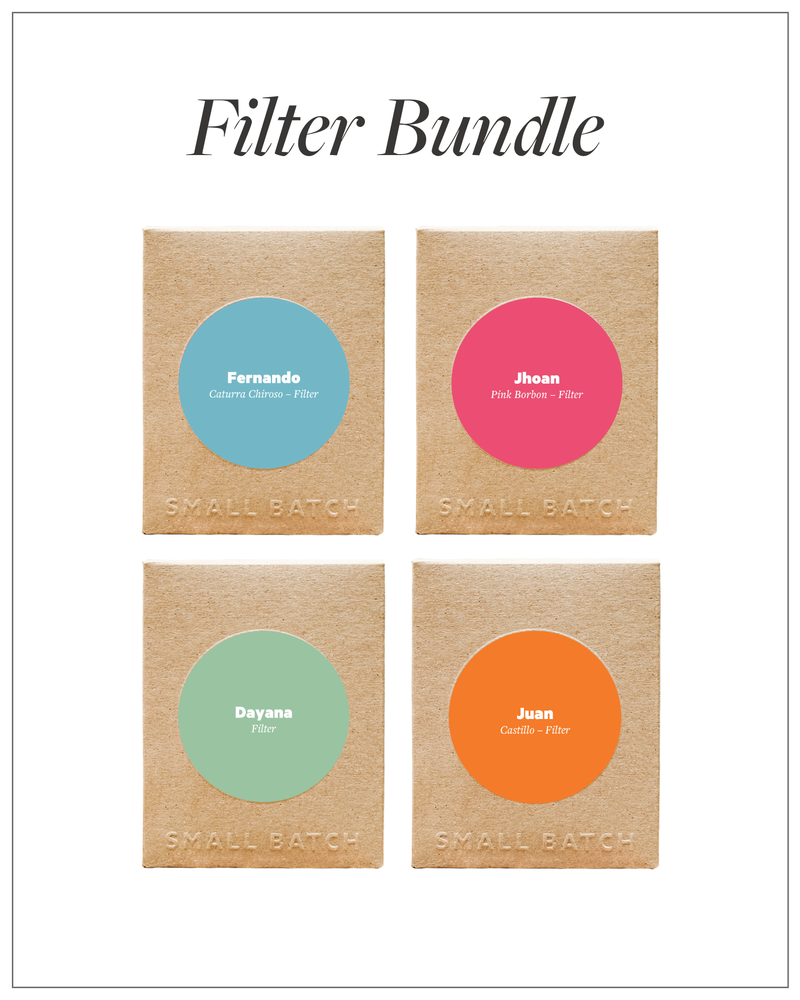 Filter Bundle - 4x 250g