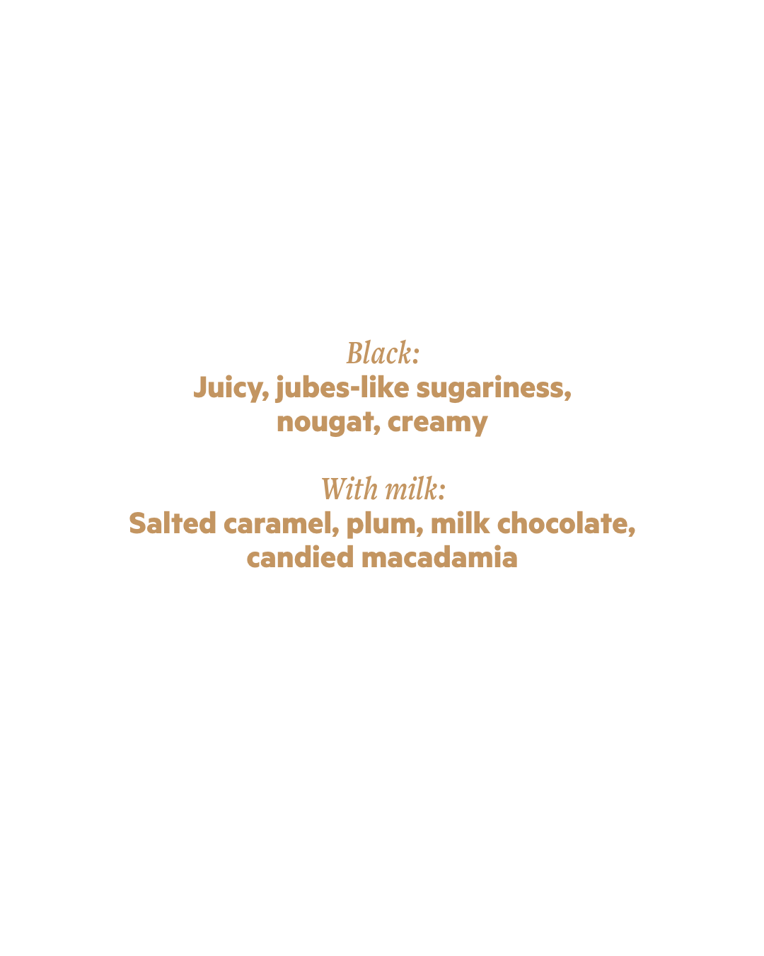 The Ones We Love - Espresso Blend